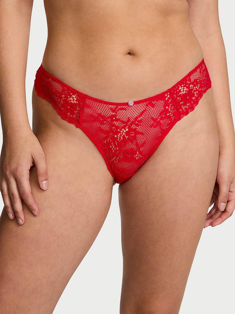 Twinkle Bow Lace Brazilian Panty Product Image