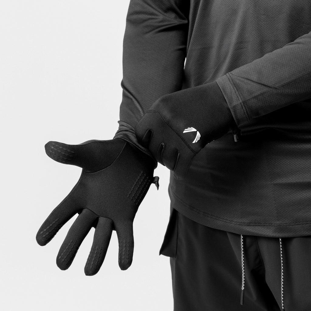 0671. Aeroheat® Lightweight Gloves - Black/Black Product Image