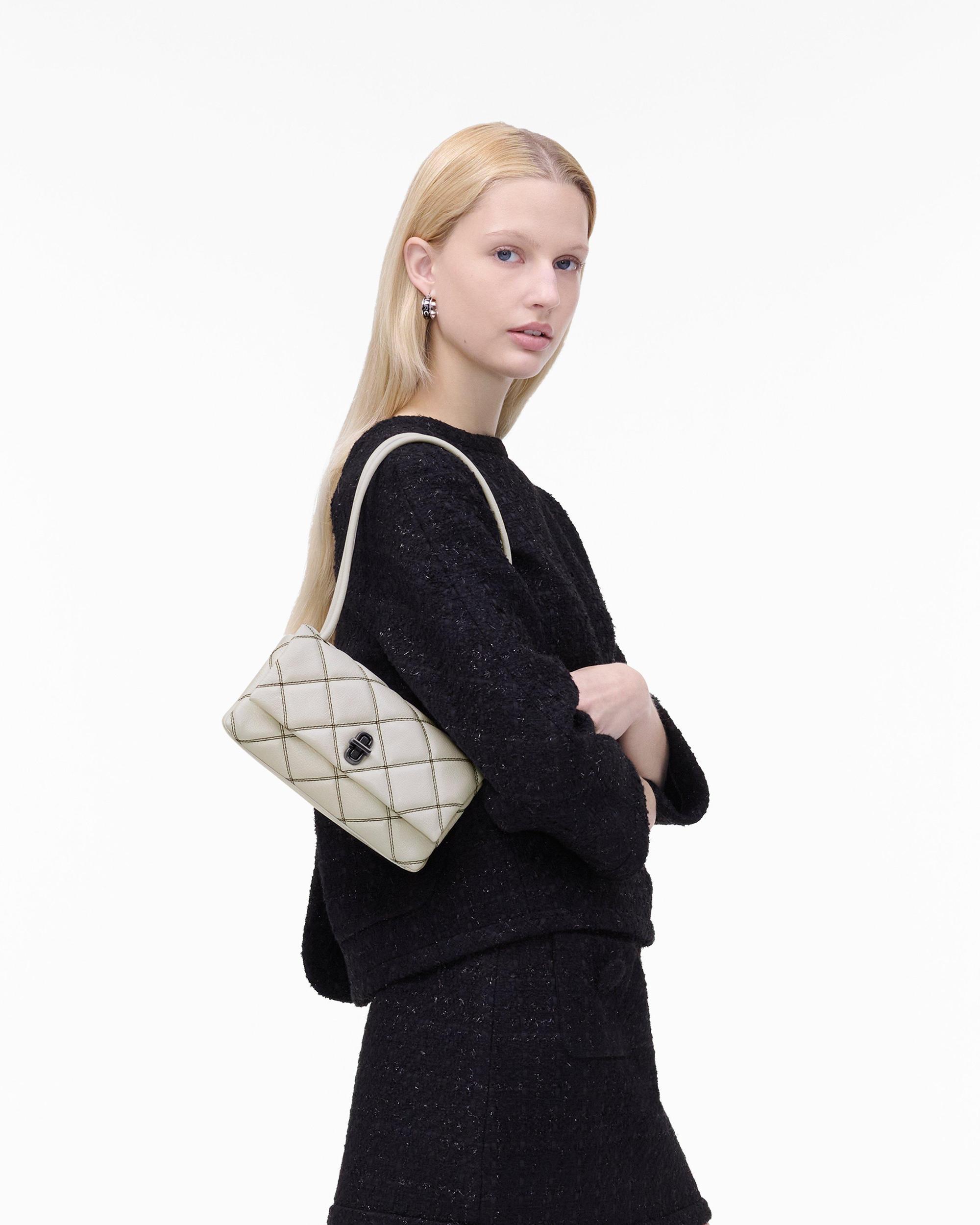 The Bi-Color Quilted Mini Dual Shoulder Bag Product Image