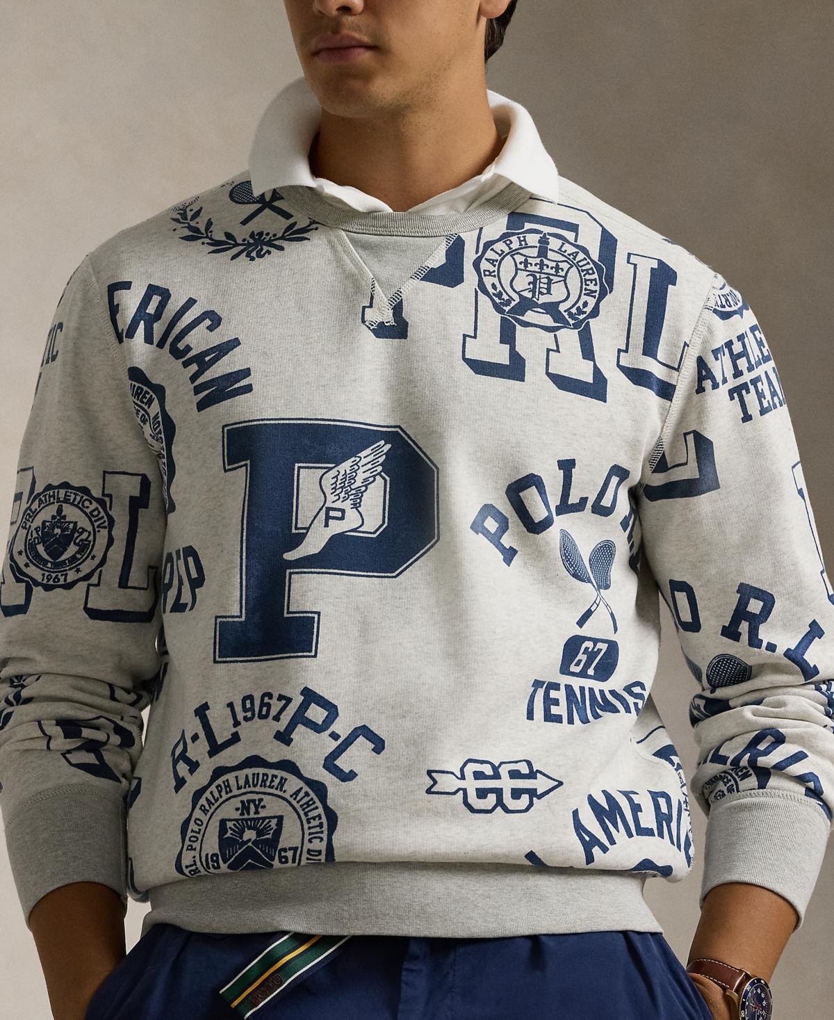 Mens Logo Cotton-Blend Fleece Sweatshirt Product Image