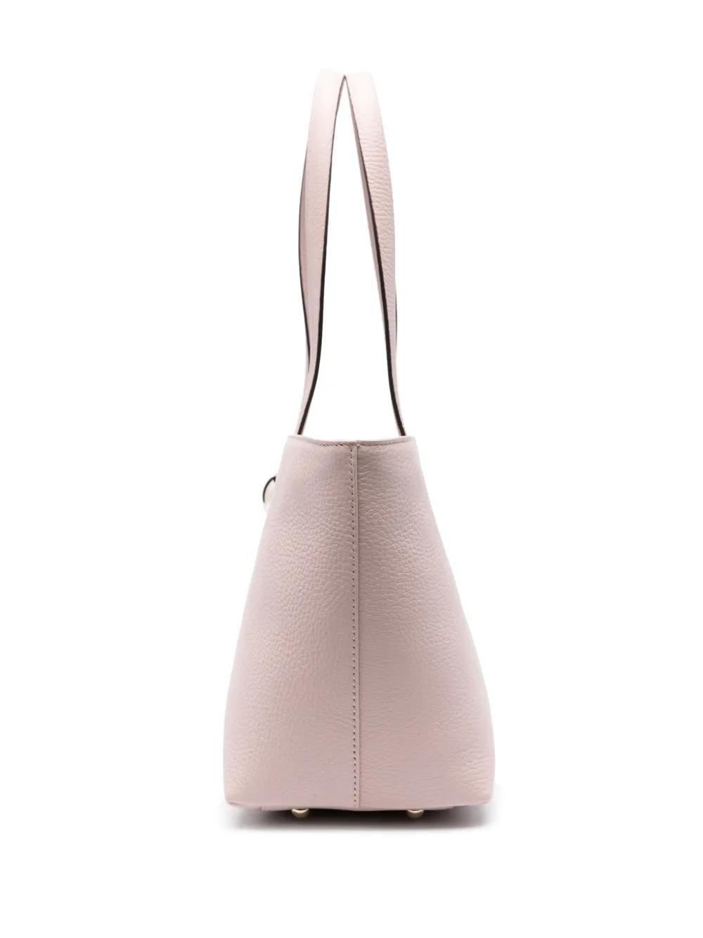 FURLA Sfera M Leather Tote Bag In Pink Product Image