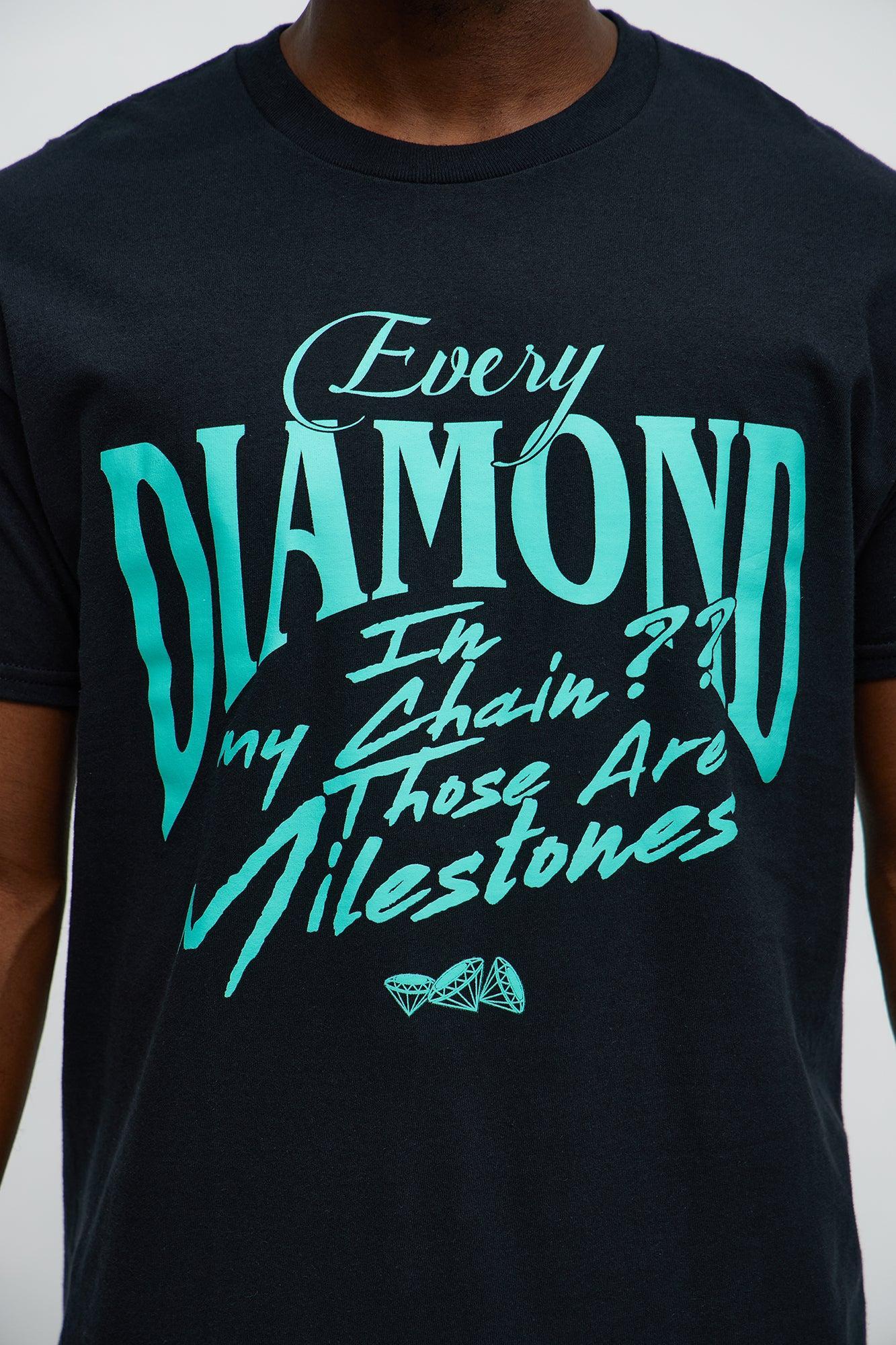 Every Diamond Short Sleeve Tee - Black Product Image