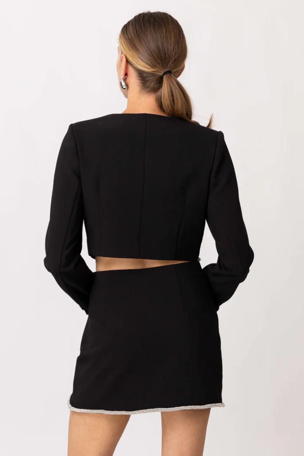 "Tate" Rhinestone Det Top Product Image