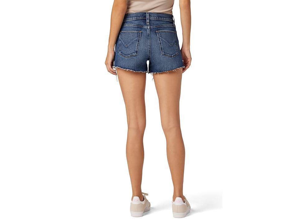 Hudson Jeans Gemma Mid-Rise Shorts (Peony) Women's Clothing Product Image