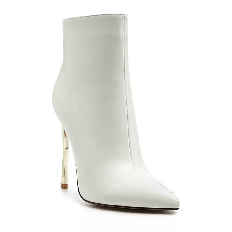 London Rag Siren Women's Heeled Ankle Boots, Size: 5, White Product Image