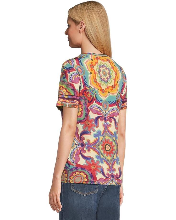 The Janie Favorite Short Sleeve Swing Polo- Kayla Product Image