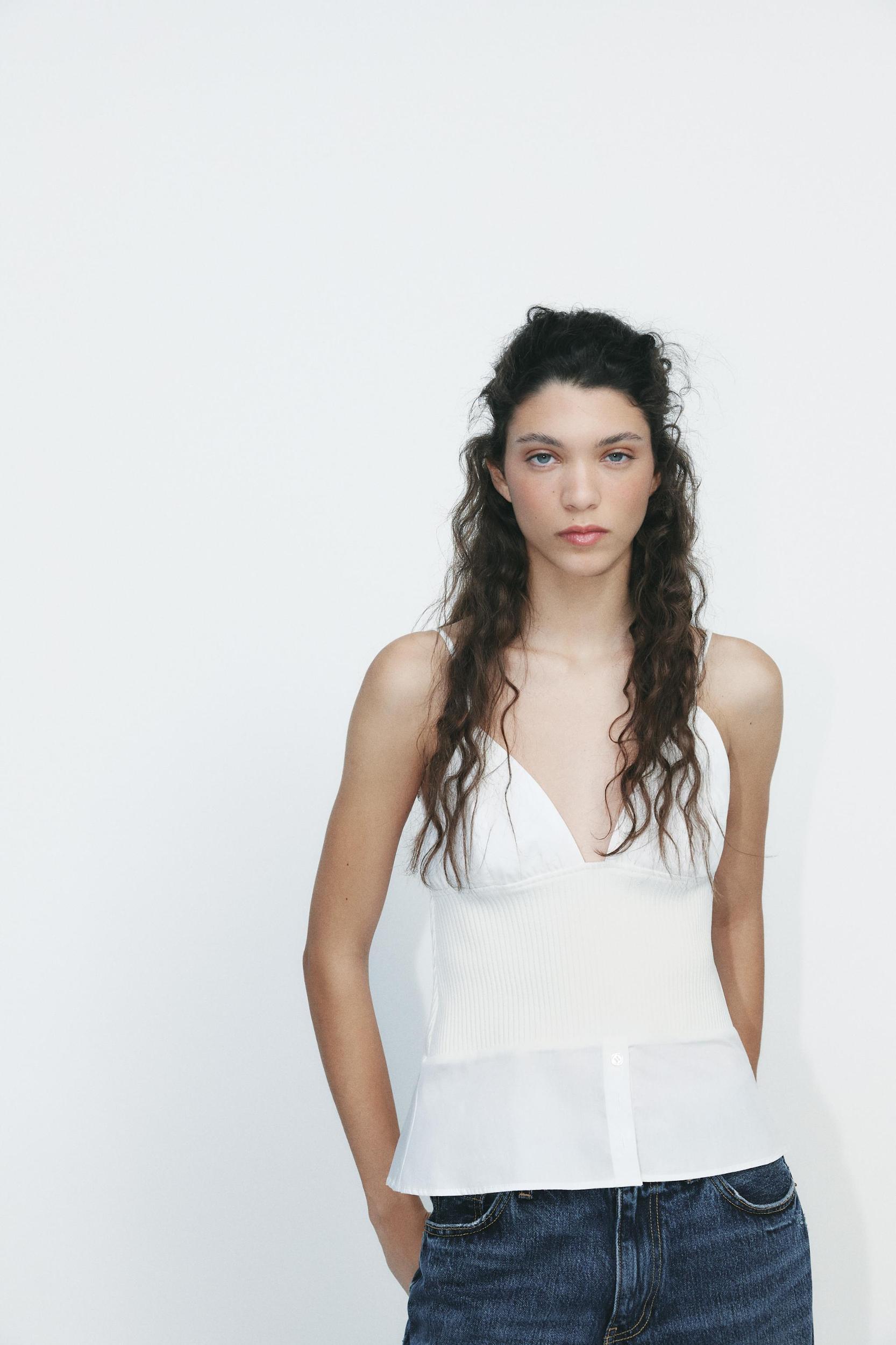 COMBINED POPLIN TOP Product Image