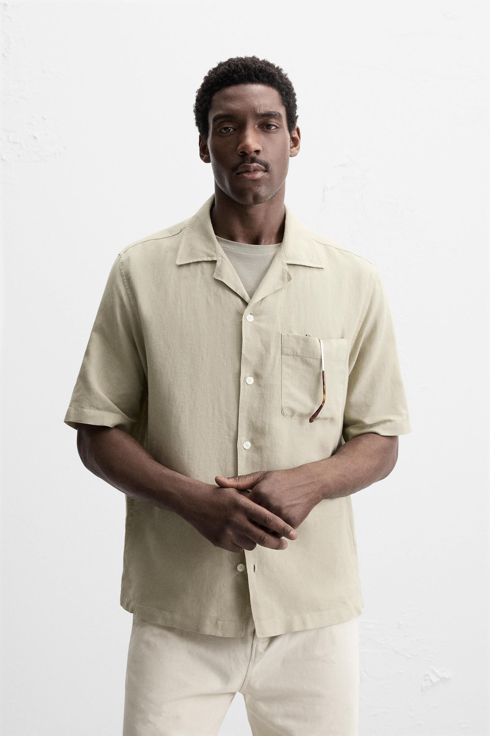LINEN - COTTON SHIRT Product Image