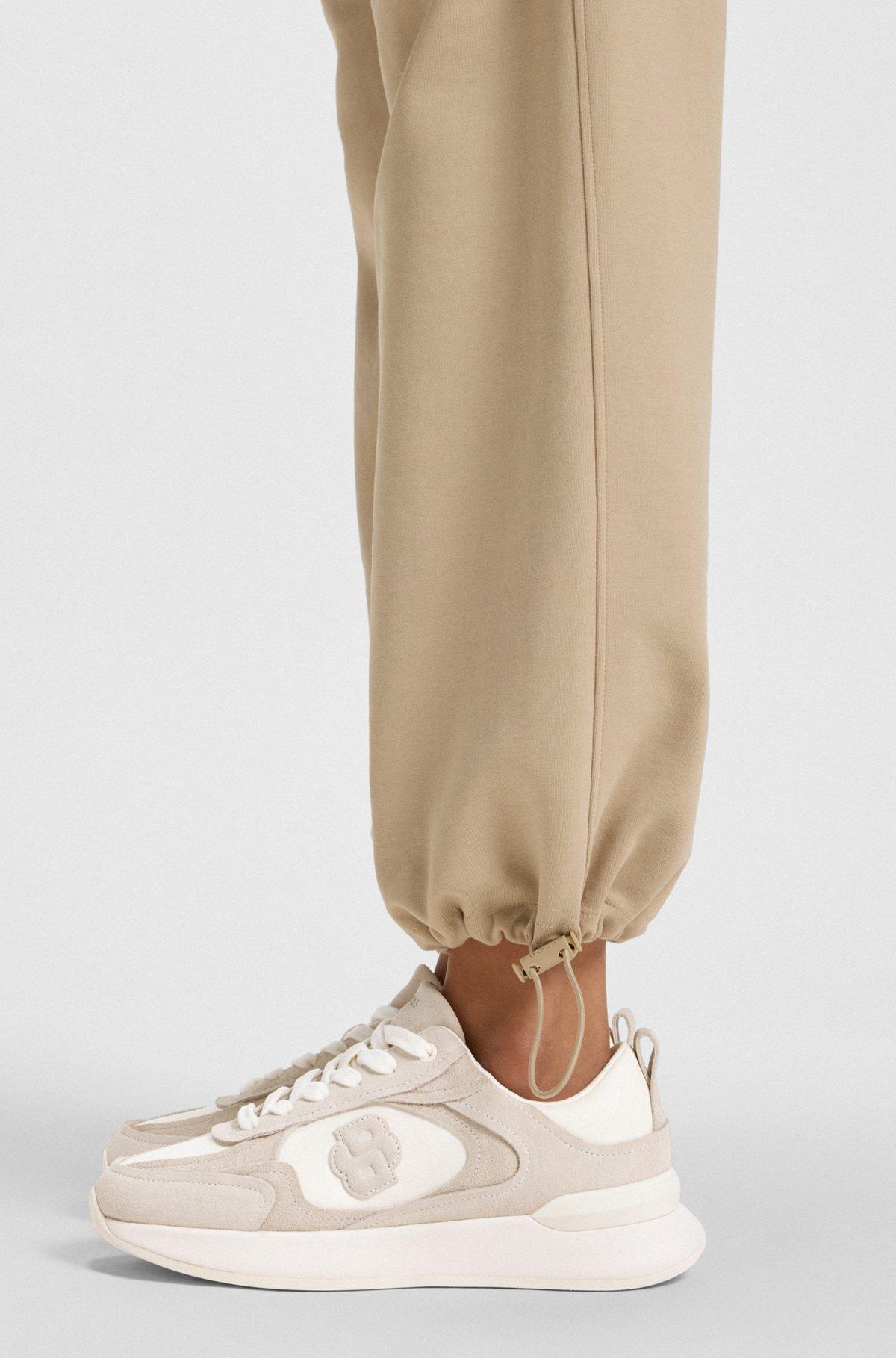 Suede-trim trainers with Double B monogram Product Image