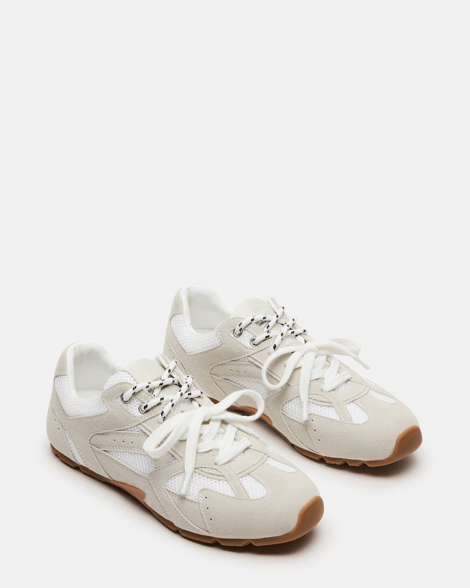 AZIEL WHITE SUEDE Female Product Image