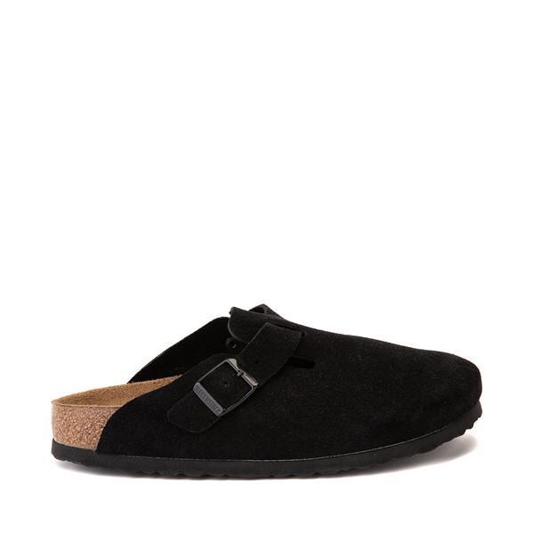 Birkenstock Mens Boston Suede Slide-On Soft Footbed Clogs Product Image