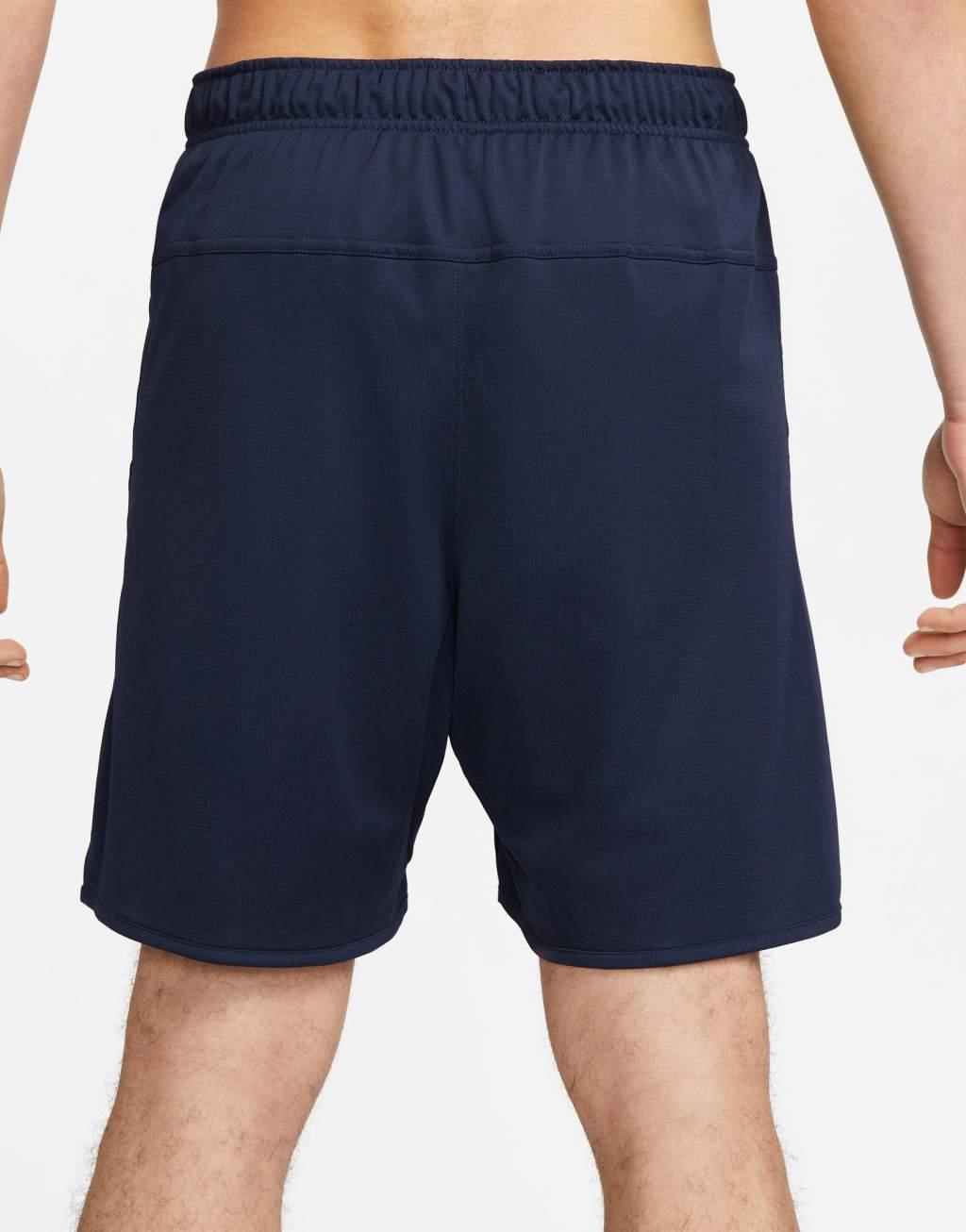Nike Training Dri-FIT Totality 7 inch unlined shorts in navy Product Image