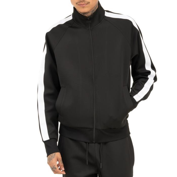 Pro Club Men's Comfort PC Stripe Track Jacket Product Image