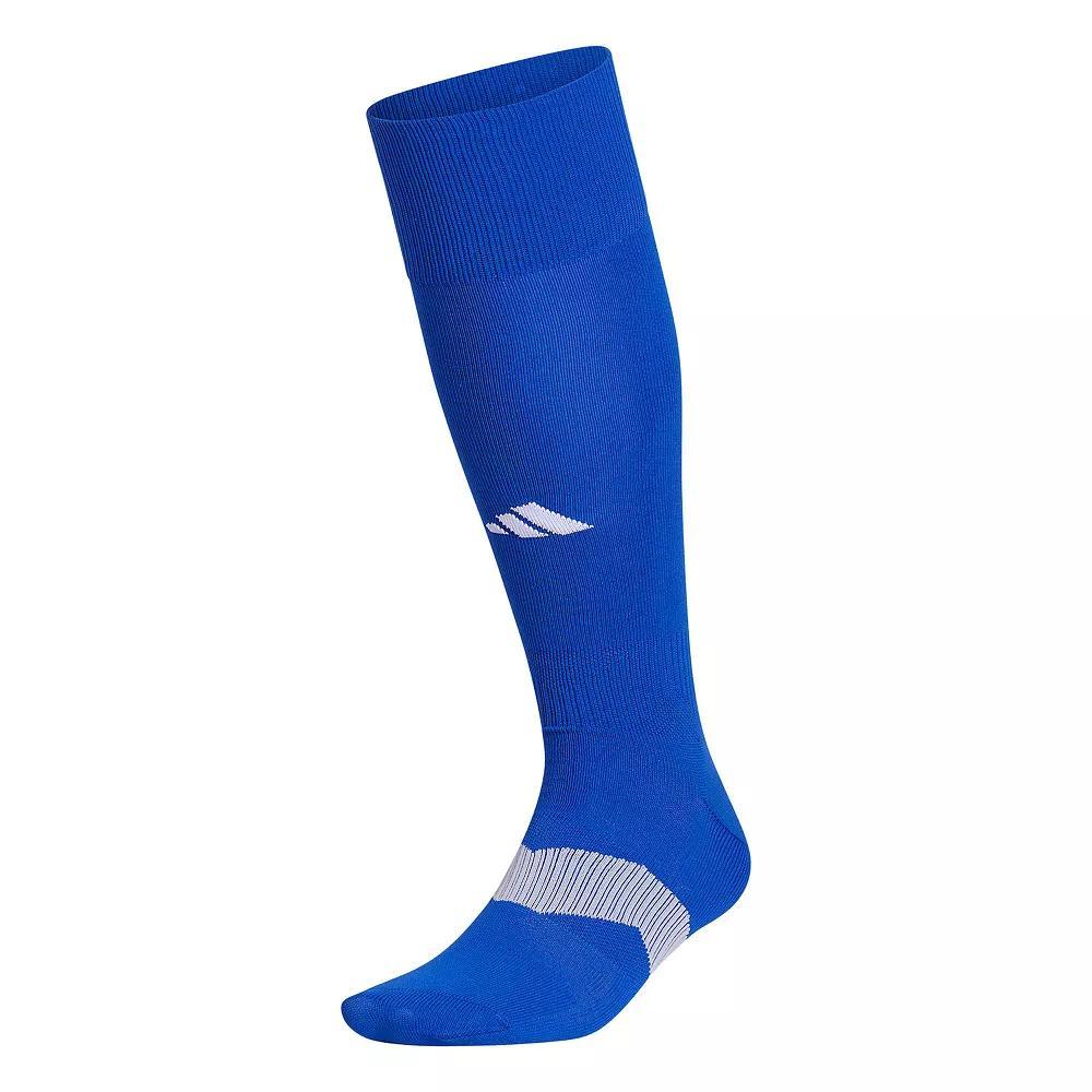 Men's adidas Metro 6 Over The Calf Socks, Size: Large, Blue Grey White Product Image