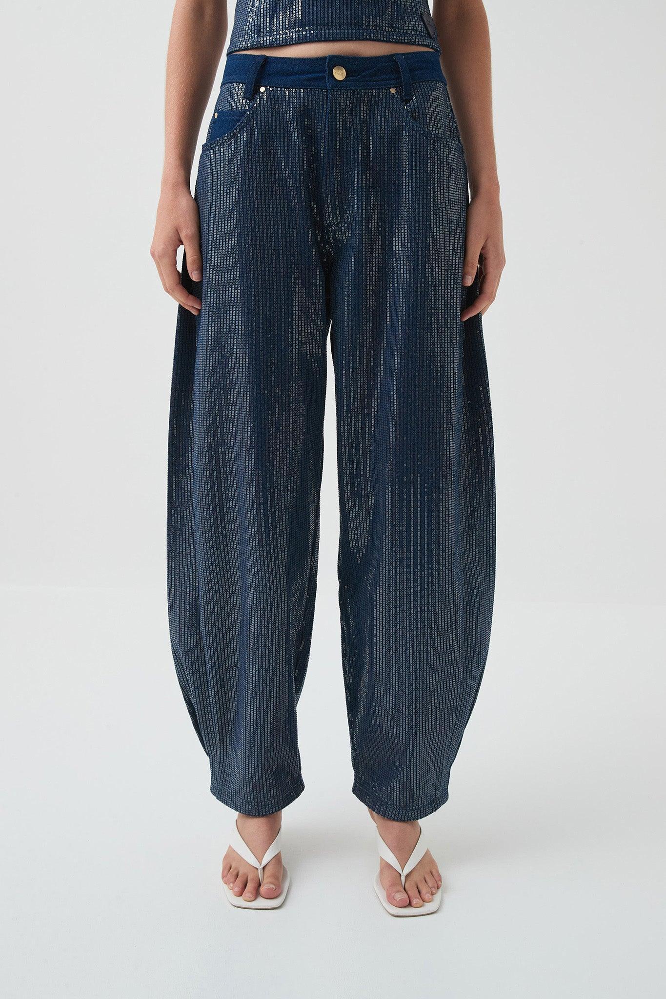 Reflect Denim Barrel Jeans Product Image