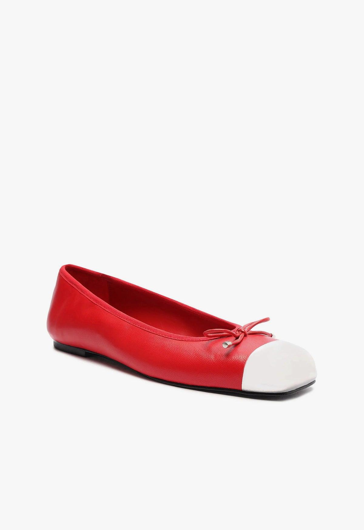 Sae Cap Toe Leather Flat Product Image