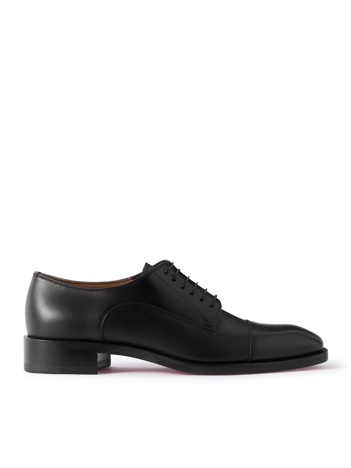 Mens Derby Bucature Leather Loafers Product Image