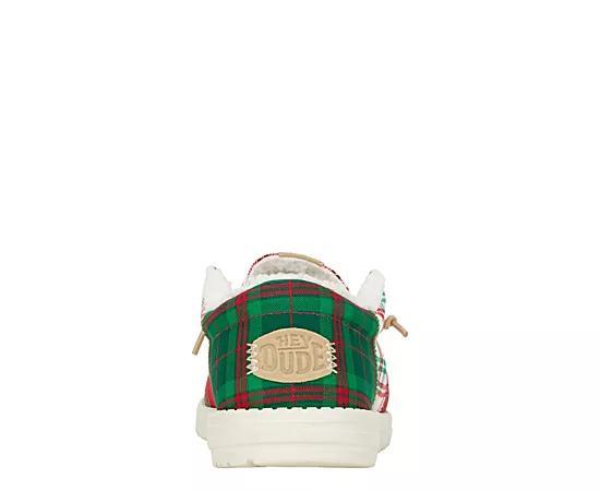 Heydude Mens Wally Tri Plaid Slip On Sneaker Product Image