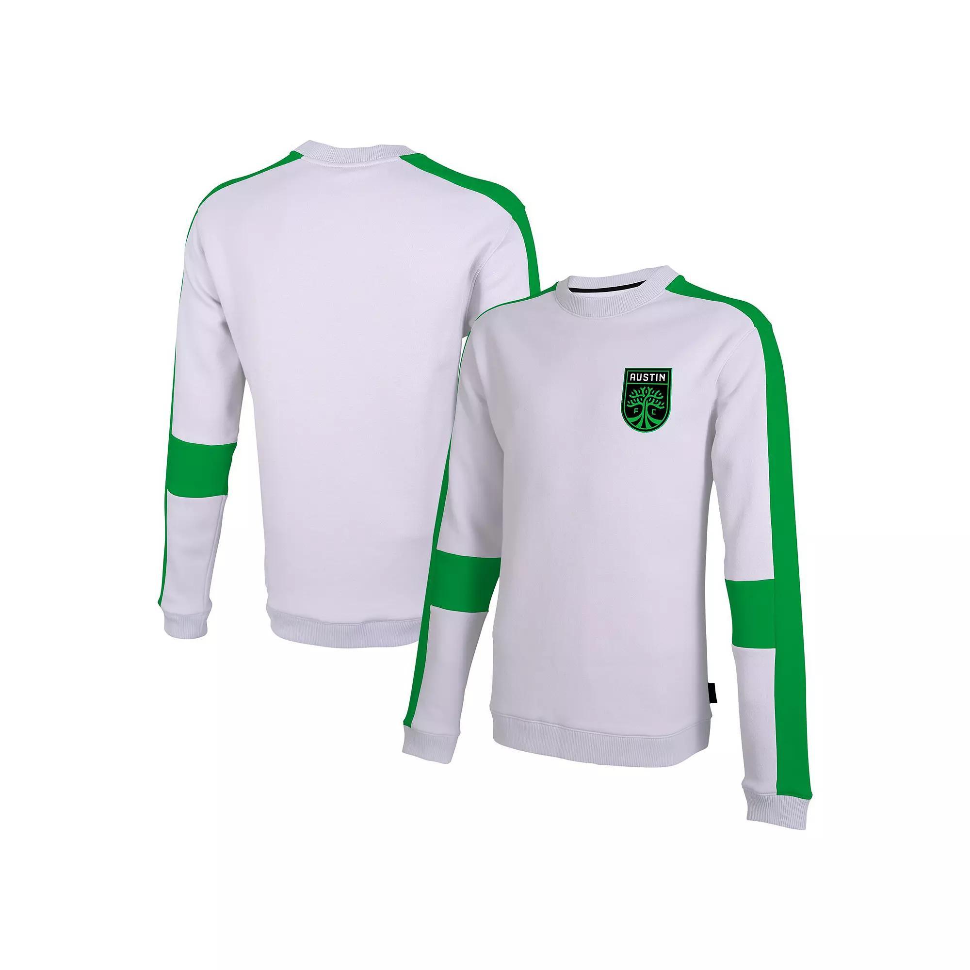 Men's Stadium Essentials White Atlanta United FC Half Time Pullover Sweatshirt, Size: Medium, Atu White Product Image