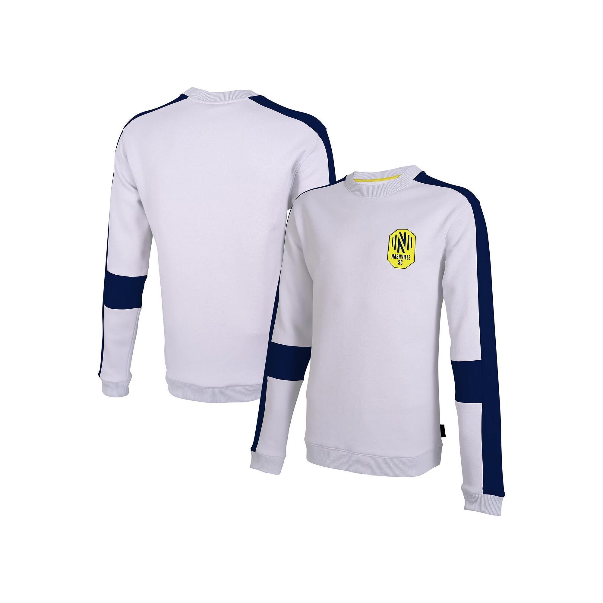Men's Stadium Essentials White Atlanta United FC Half Time Pullover Sweatshirt, Size: Medium, Atu White Product Image