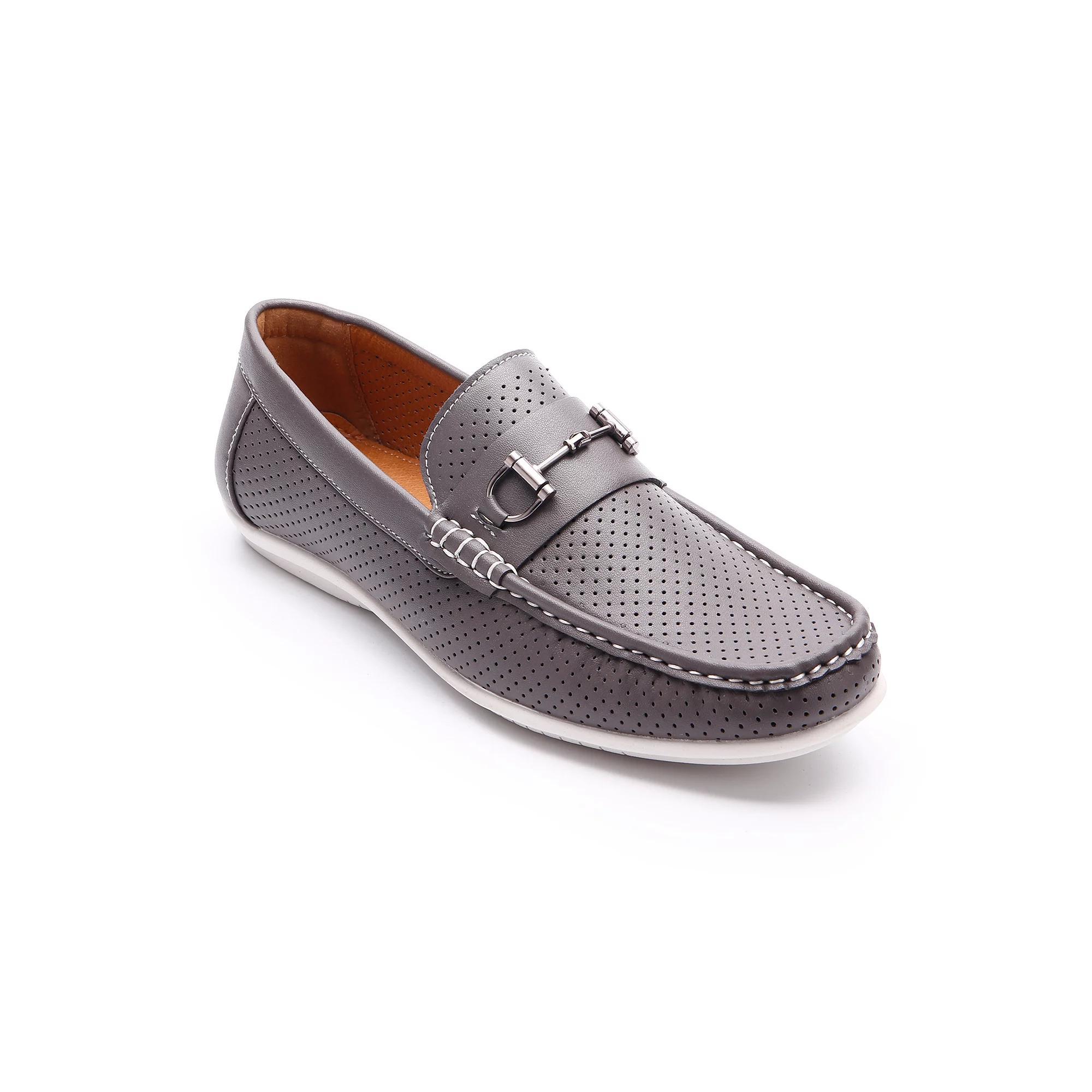 Aston Marc Men's Perforated Driving Loafers, Size: 10, Gray Product Image