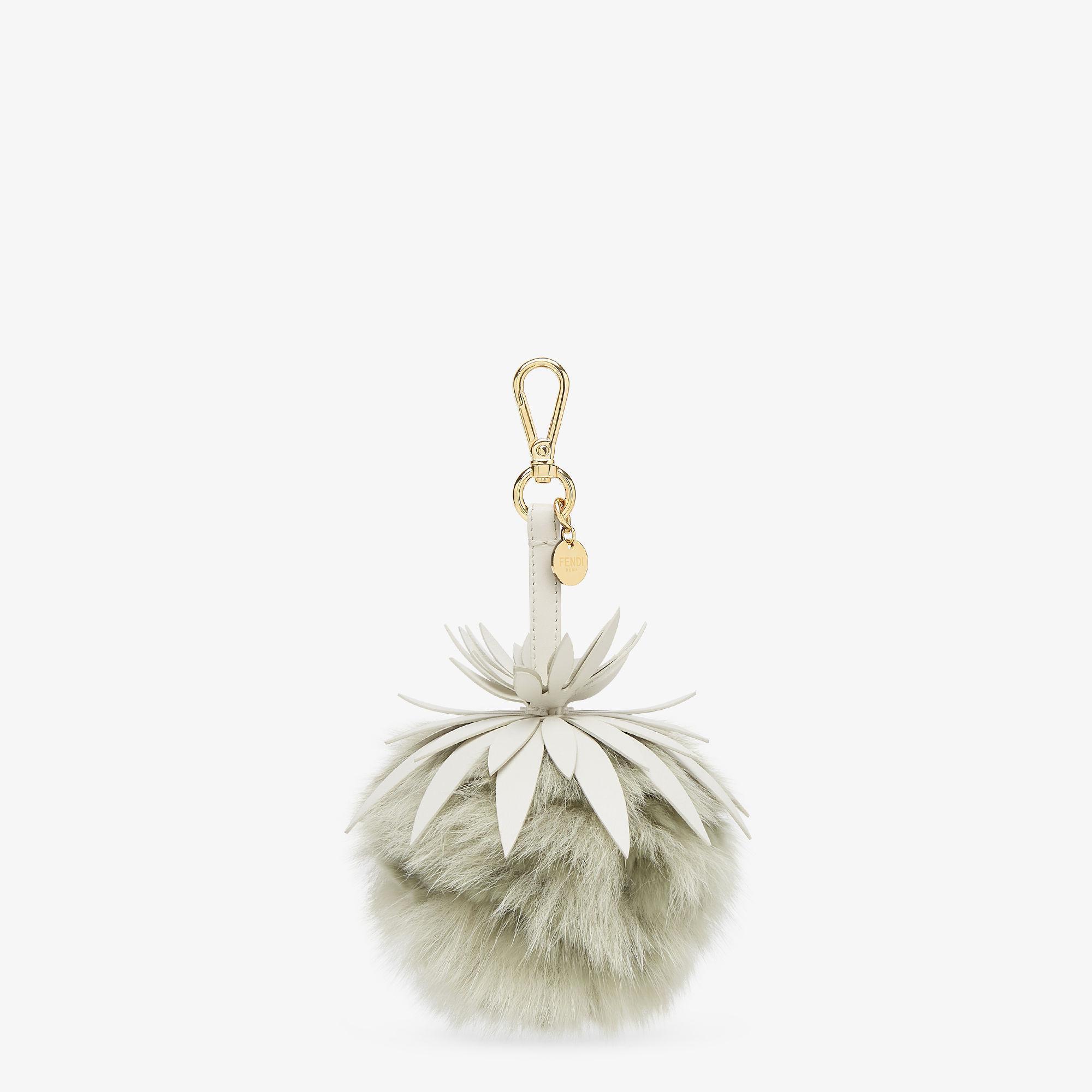 Fendi Pineapple CharmLight green fox and rabbit fur charm Product Image
