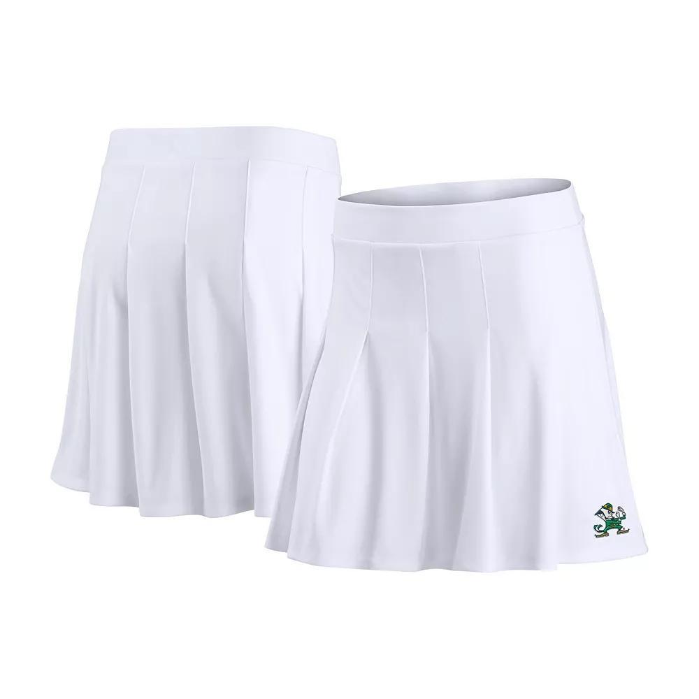Women's Fanatics White Notre Dame Fighting Irish Heritage Primary Skirt, Size: Small Product Image