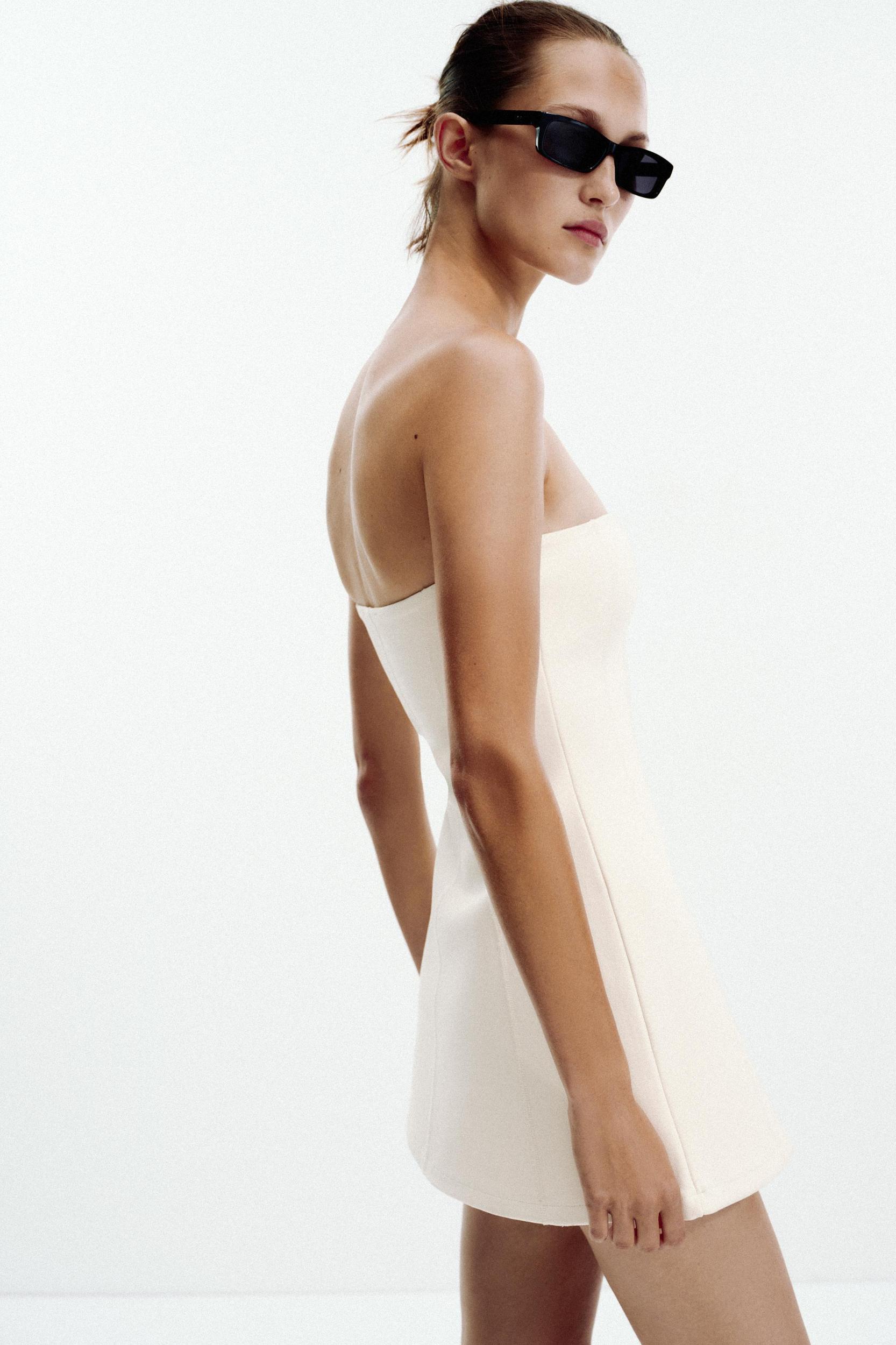INTERLOCK STRAPLESS DRESS Product Image