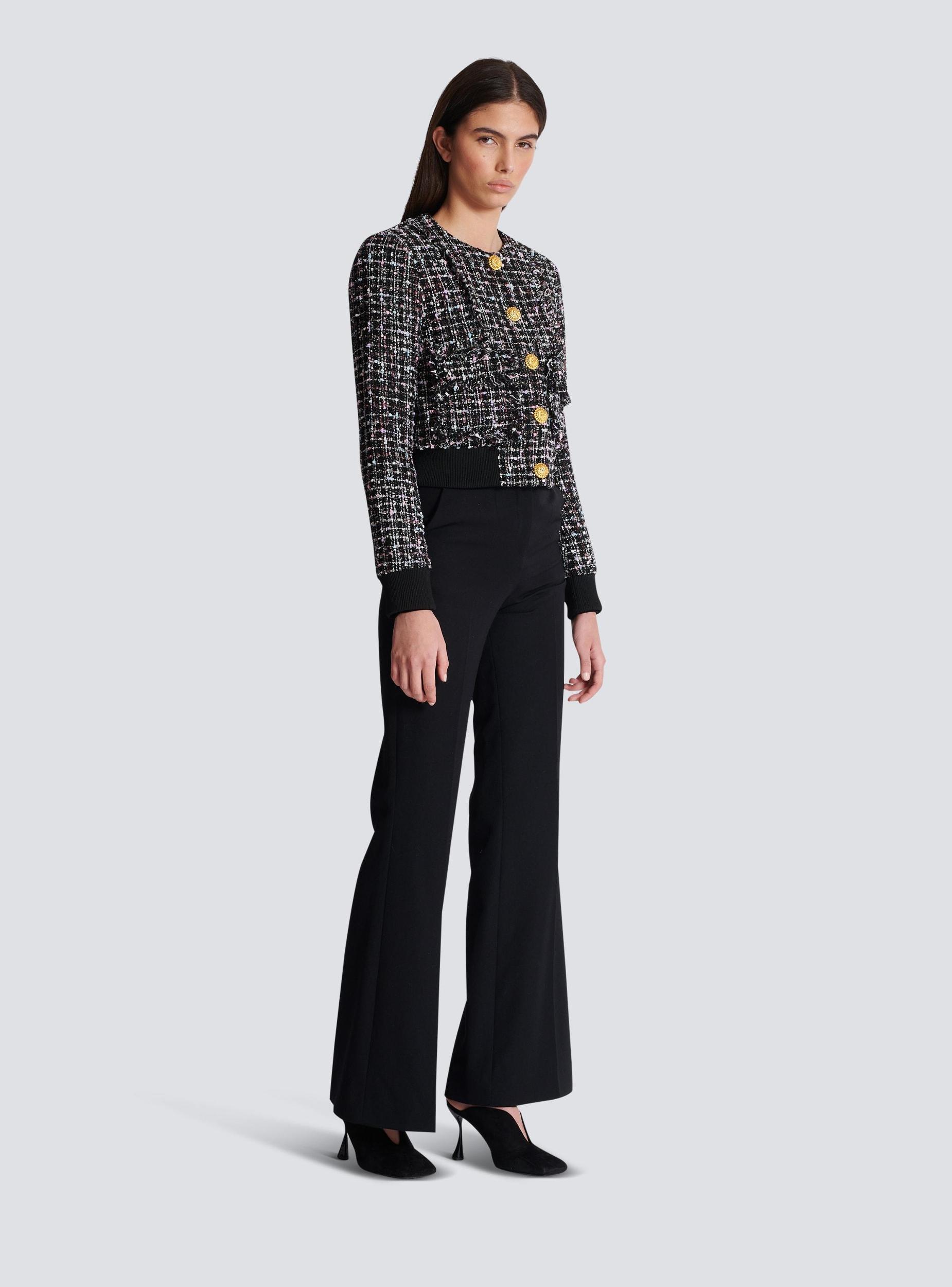 Tweed jacket with buttons Product Image
