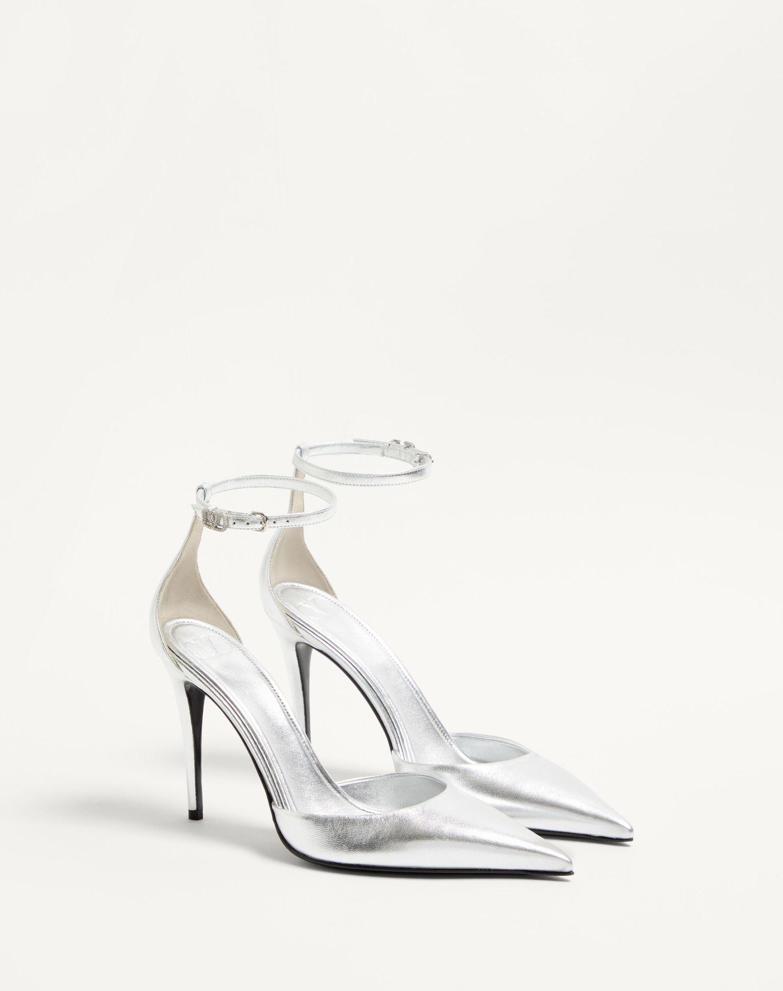 Valentino Garavani Eveninglam Pump In 100Mm Laminated Nappa Product Image