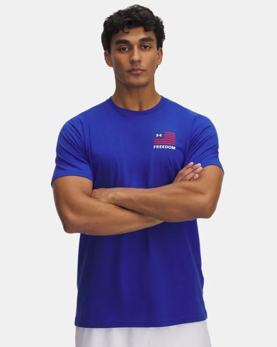 Men's Under Armour Freedom Left Chest Short Sleeve Tee, Size: XXL, Royal Product Image