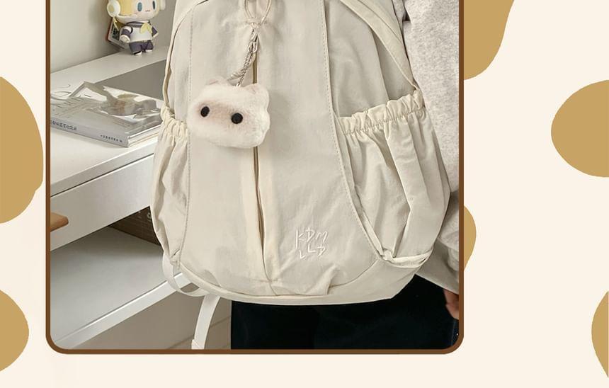 Embroidered Zip Backpack / Bag Charm / Set Product Image