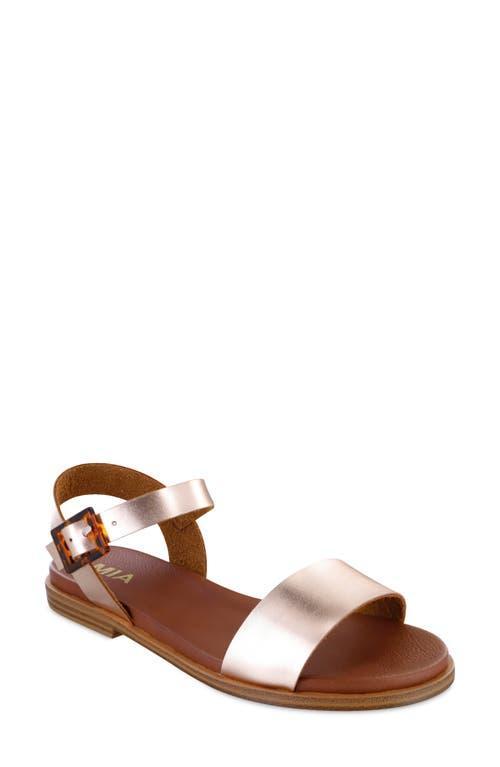 Mia Womens Peyton Round Toe Flat Sandals Product Image