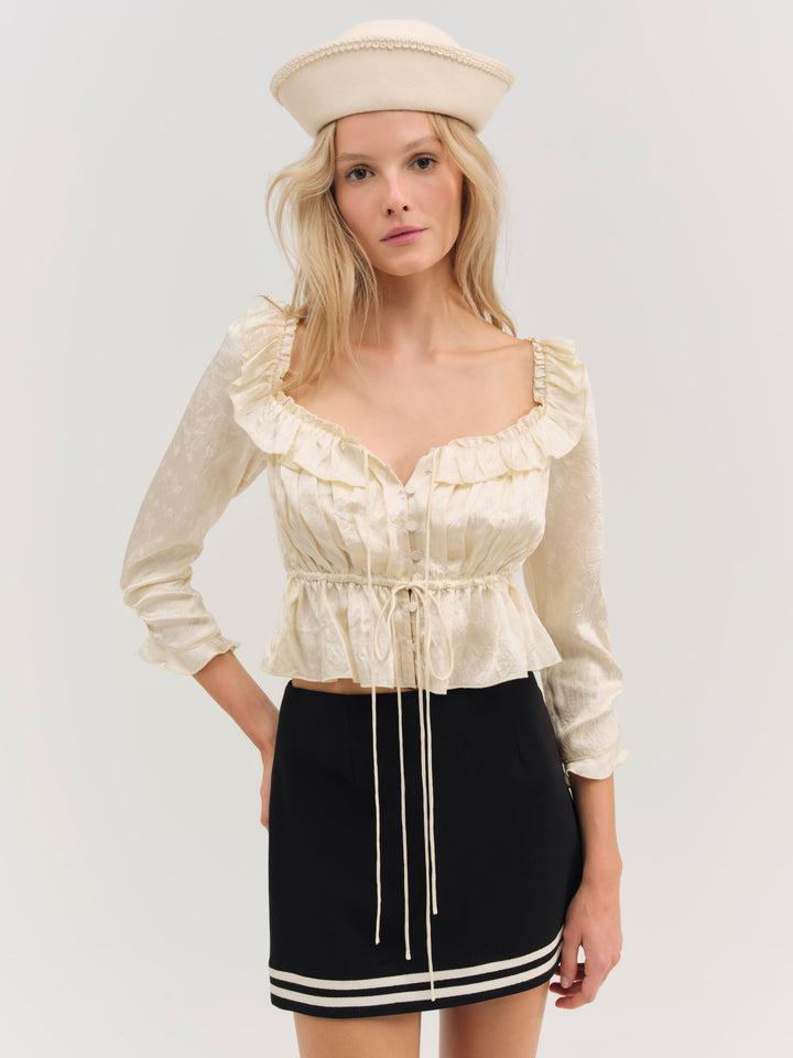 Clarissa Top — Ivory Product Image