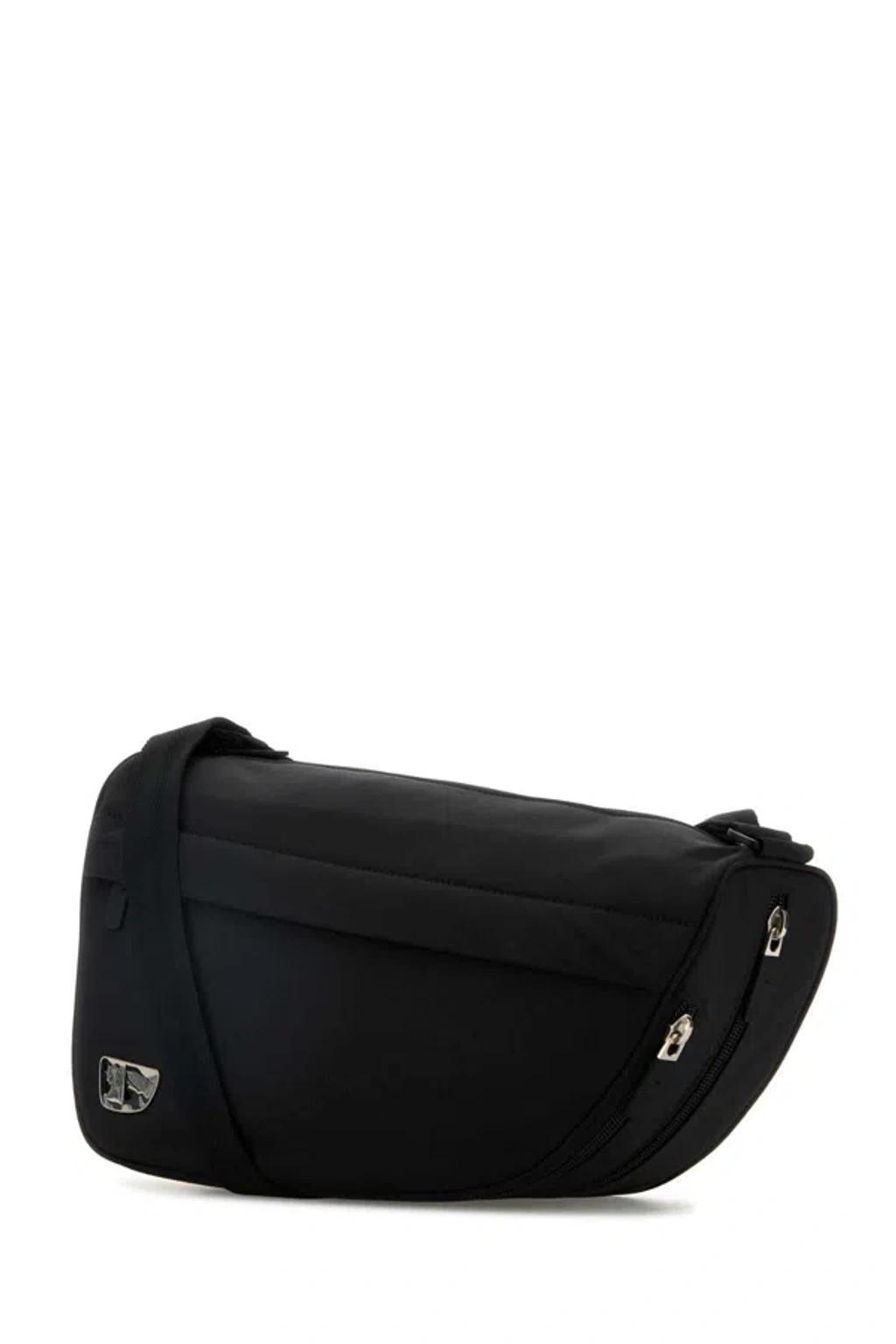 BURBERRY Black Fabric Crossbody Bag Product Image