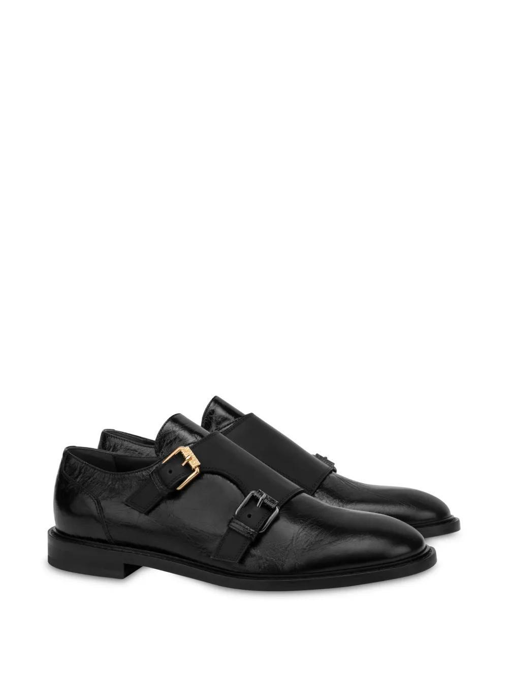 leather monk shoes Product Image