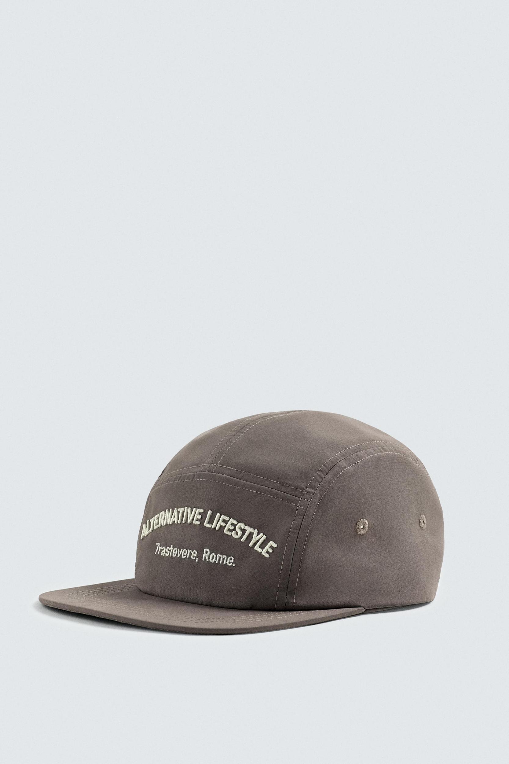 EMBROIDERED FLAT VISOR CAP Product Image