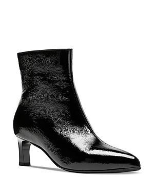 Amely Patent Kitten-Heel Booties Product Image