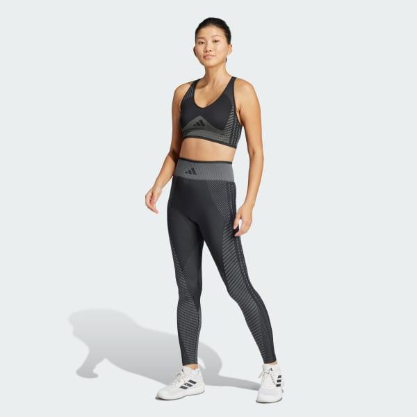 adidas Knitted Training 7/8 Leggings Black M Womens Product Image