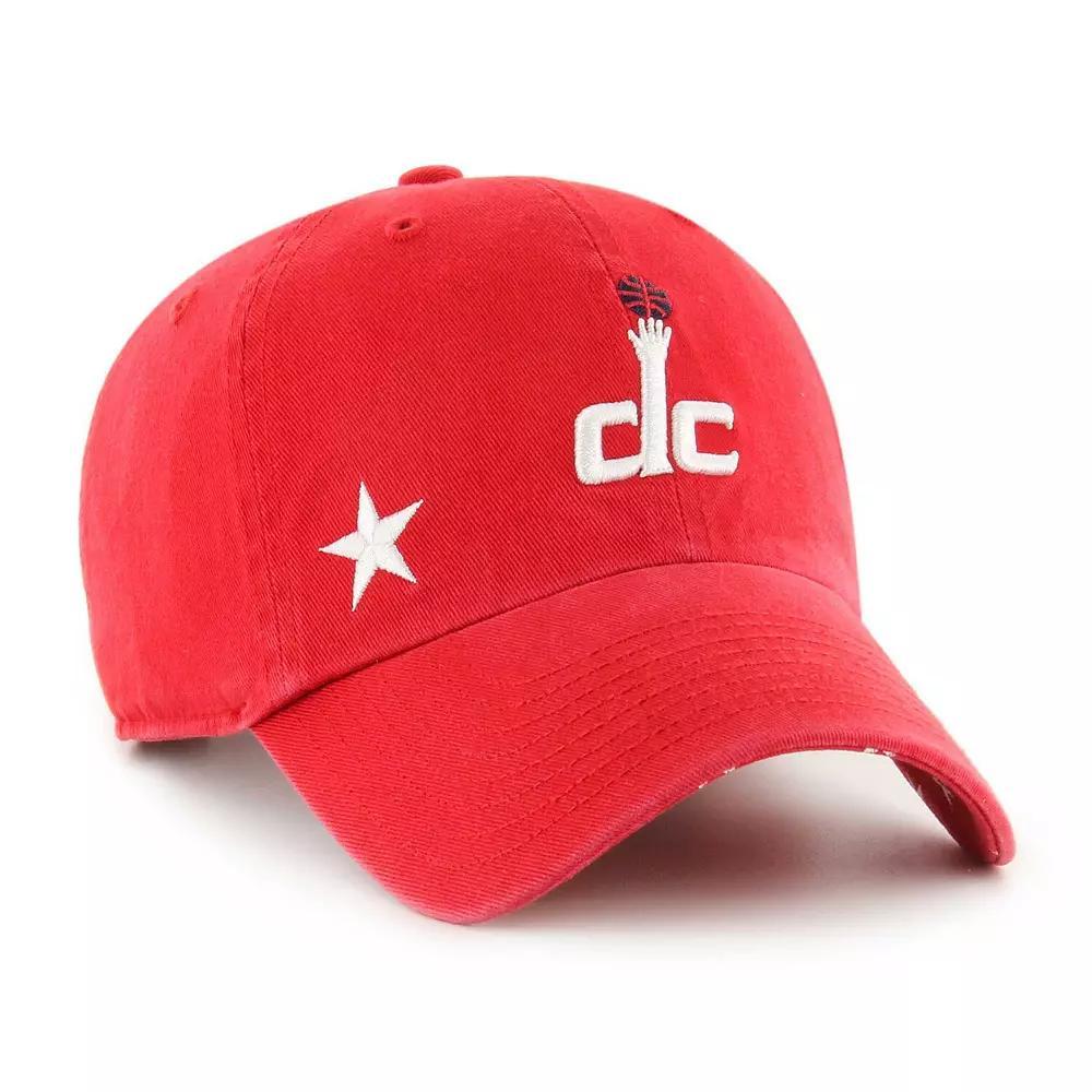 Women's '47  Red Washington Wizards Confetti Undervisor Clean Up Adjustable Hat, Wiz Red Product Image
