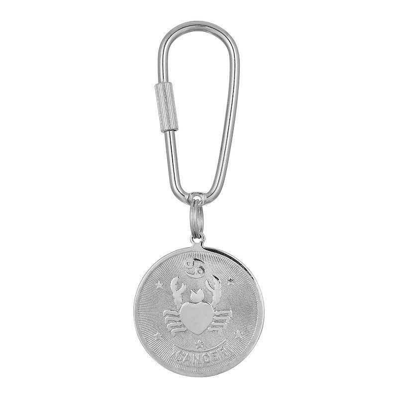 1928 Silver Tone Sagittarius Key Fob Product Image