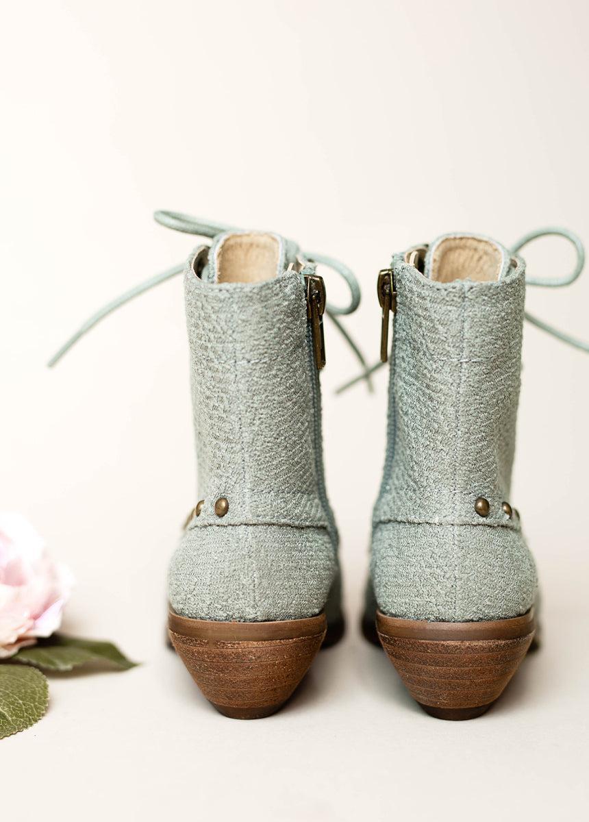 Eliza Boot in Neutral Green Girls Product Image