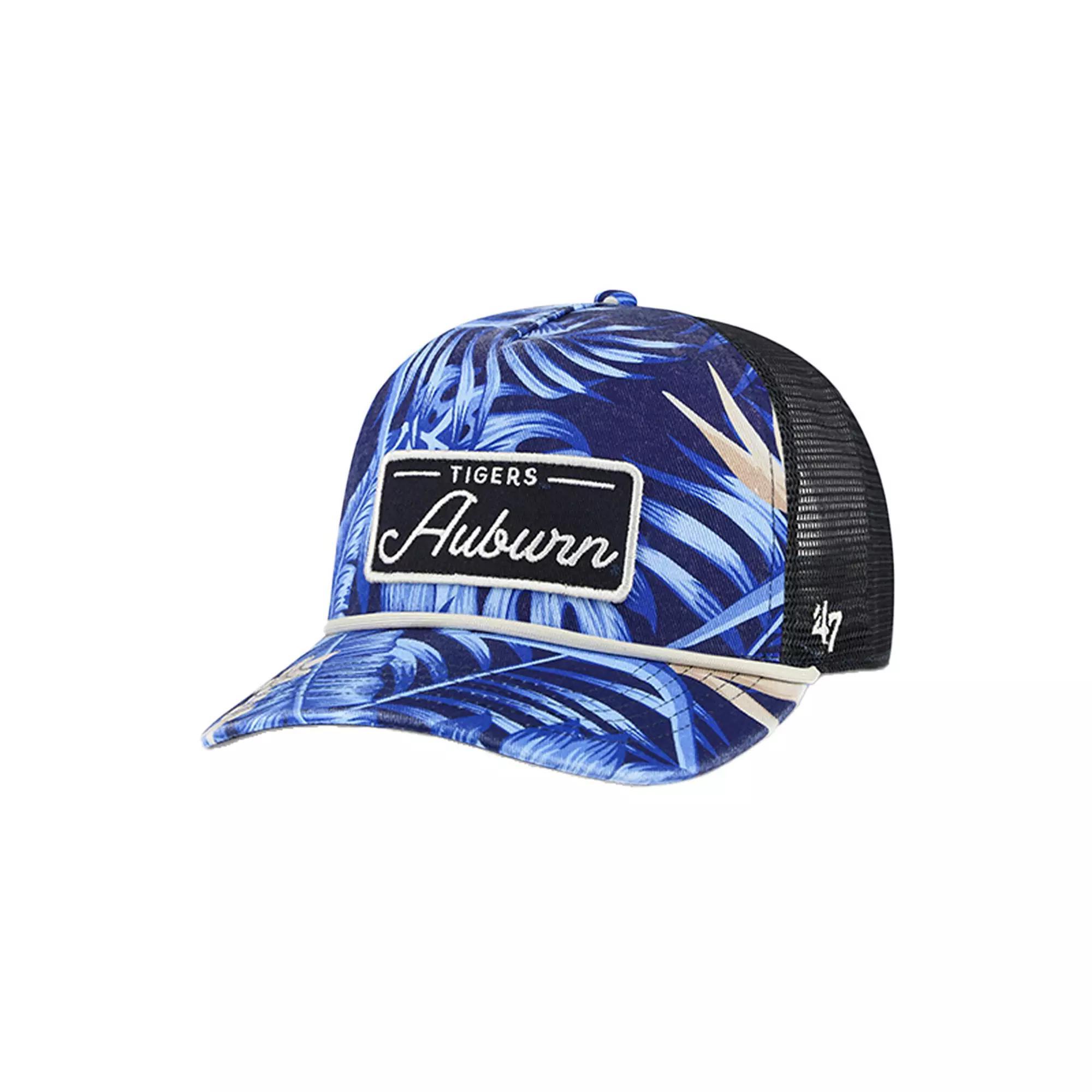 Mens 47 Auburn Tigers Tropicalia Hitch Adjustable Hat, Blue Product Image