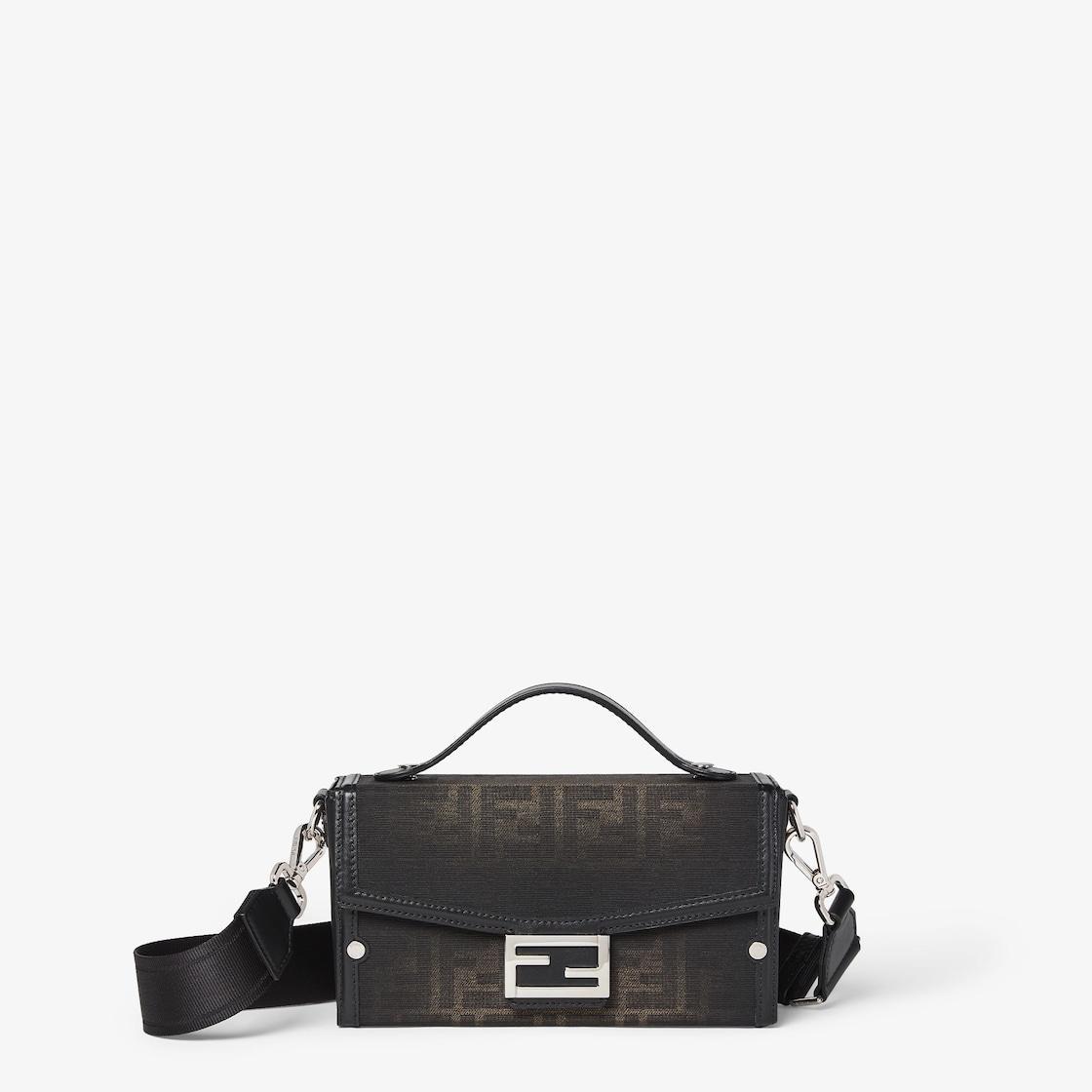 Soft Trunk BaguetteBrown FF fabric bag Product Image