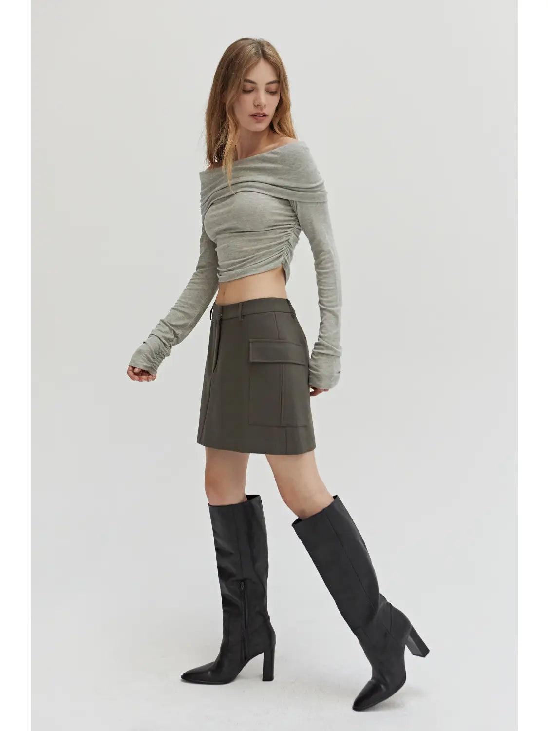 Holly Off Shoulder Knit Top Product Image