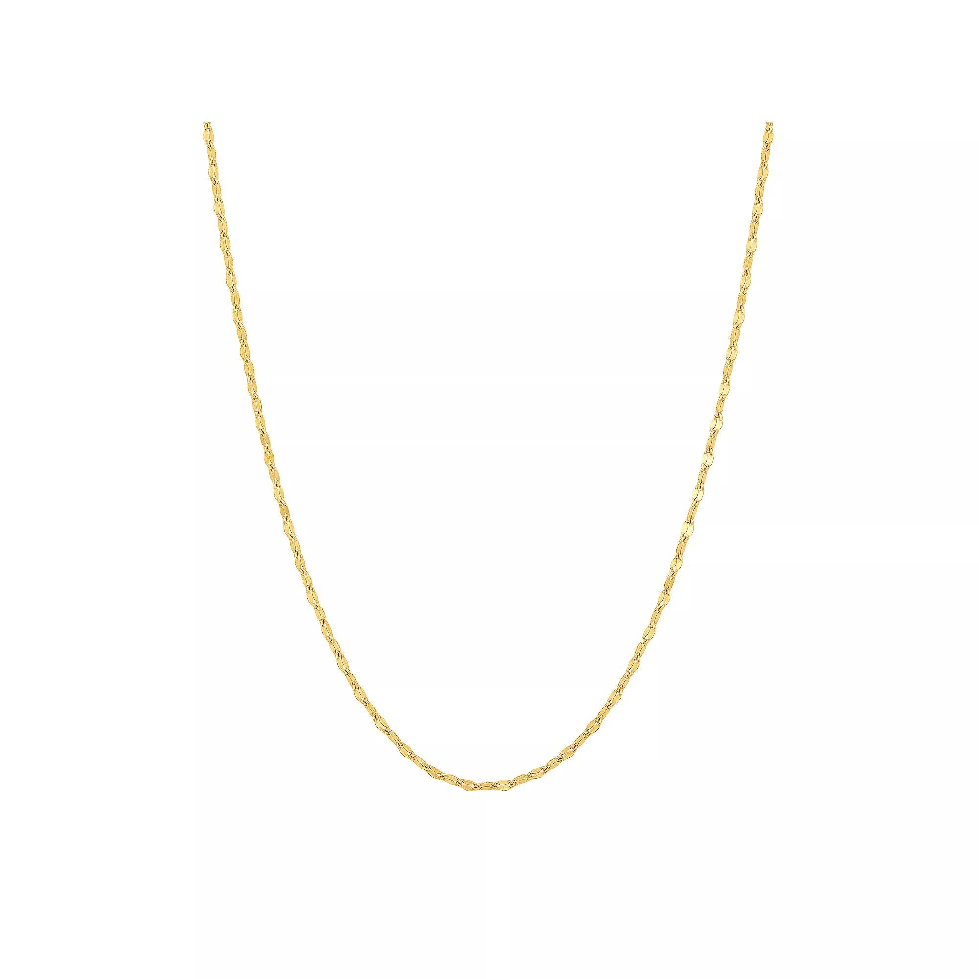 Everlasting Gold 10k Gold Anchor Chain Necklace, Women's, Size: 18" Product Image