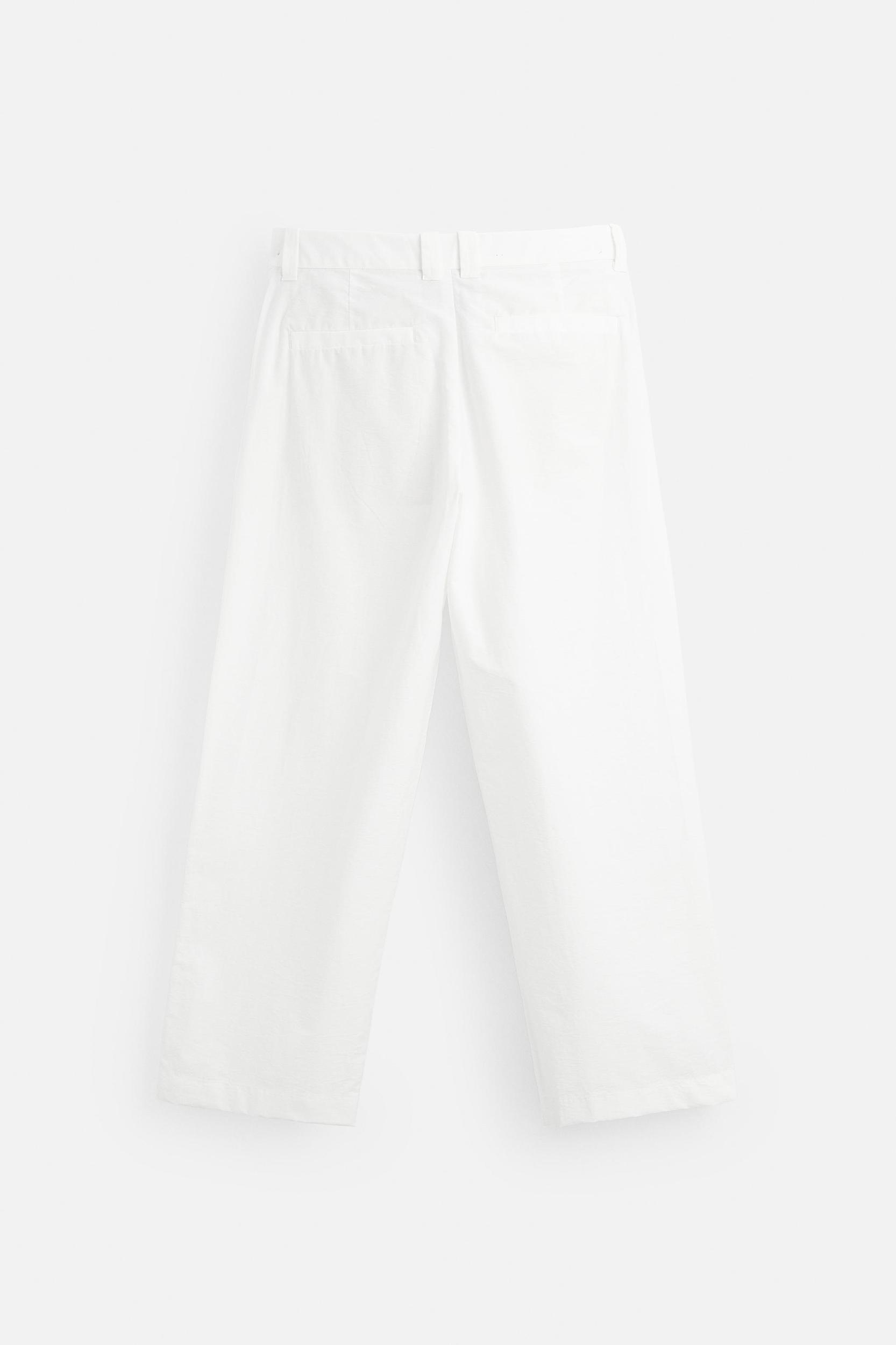 RELAXED FIT PLEATED PANTS Product Image