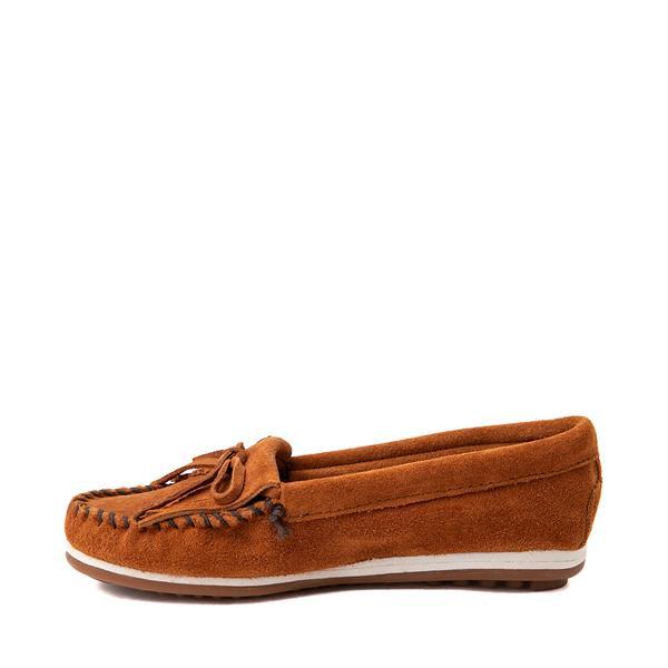 Minnetonka Kilty Plus Bow Detail Suede Moccasins Product Image