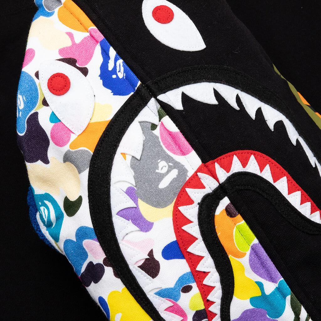 Multi Camo NYC Logo Shark Full Zip Hoodie M Male Product Image