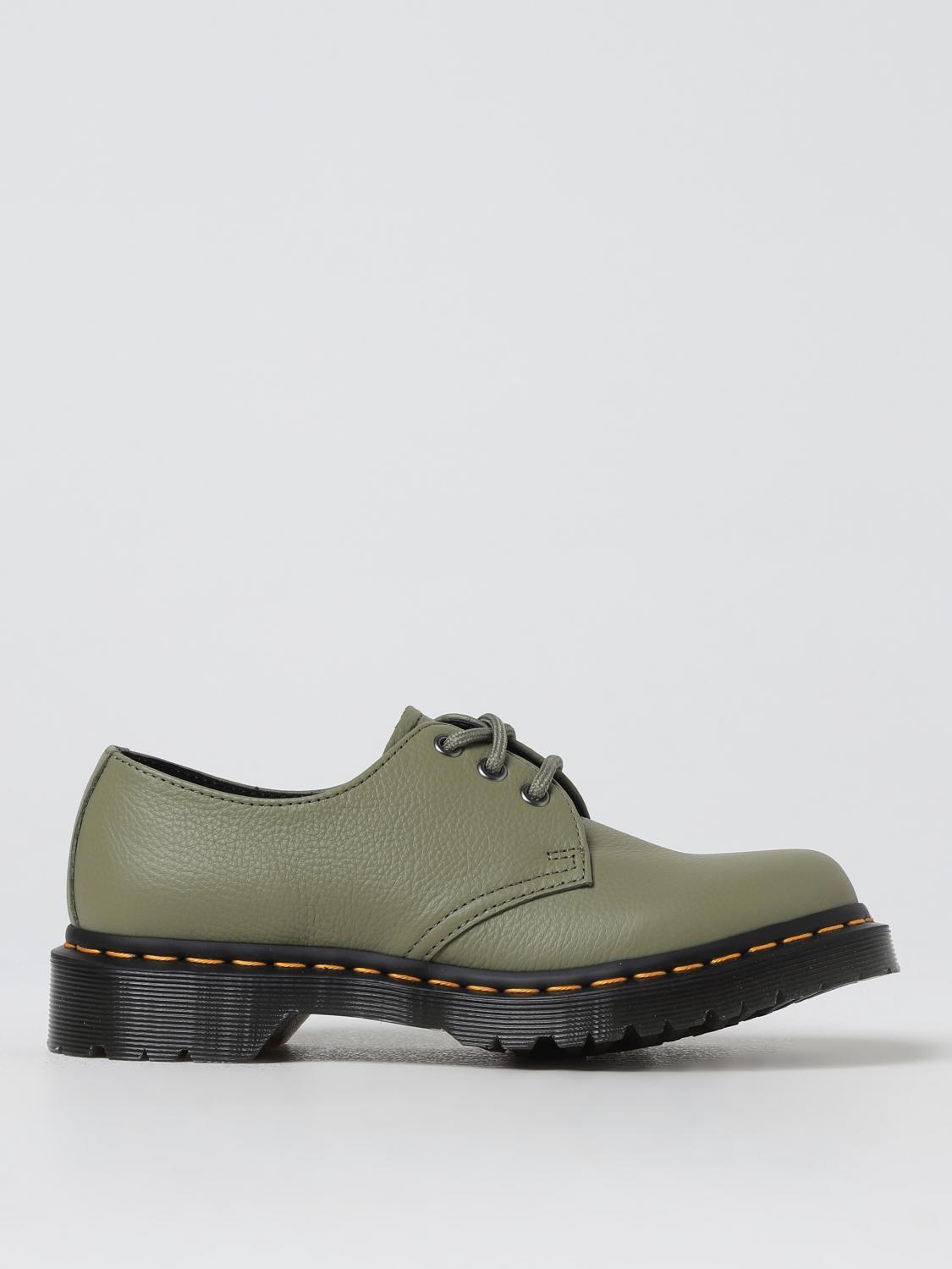 DR. MARTENS' Oxford Shoes Dr. Martens Woman Color Olive Product Image